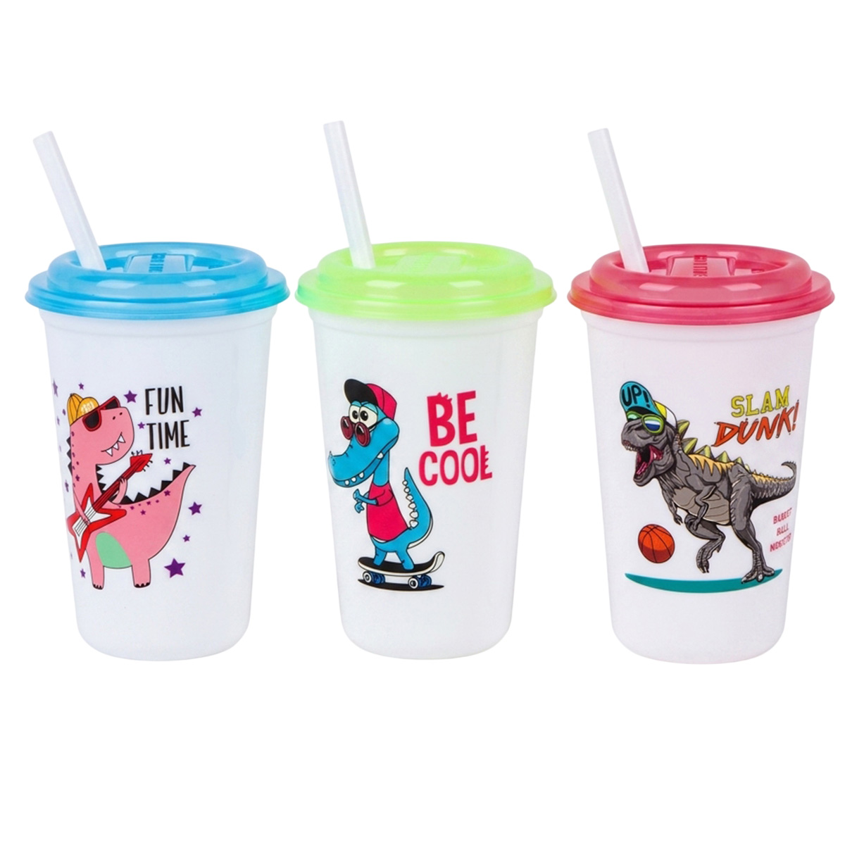 Cup Set With Straw