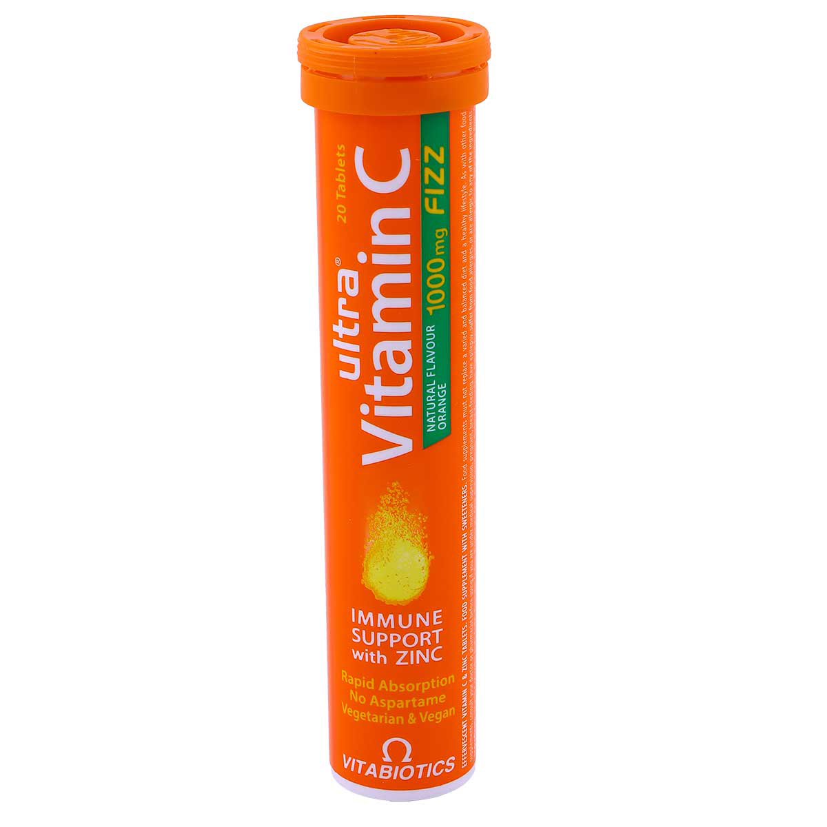 Ultra Vitamin C Immune Support With Zinc 20 Tablets