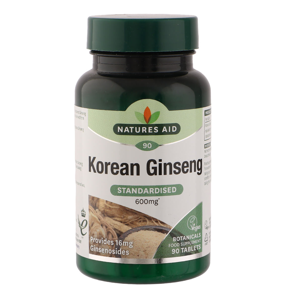 Nature's Aid Korean Ginseng 90 Tablets