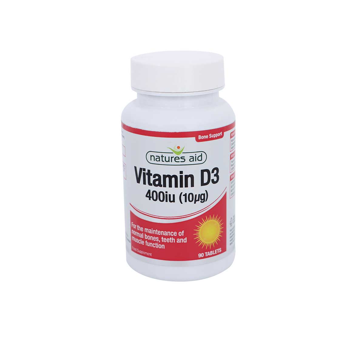 Natures Aid Vitamin D3 400Iu 90 Tablets | Health & Wellness | Vitamins & Supplements