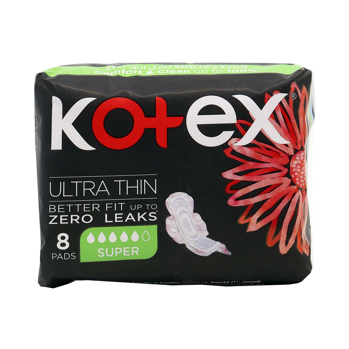 Kotex Ultra Thin Super With Wings 8 Pads