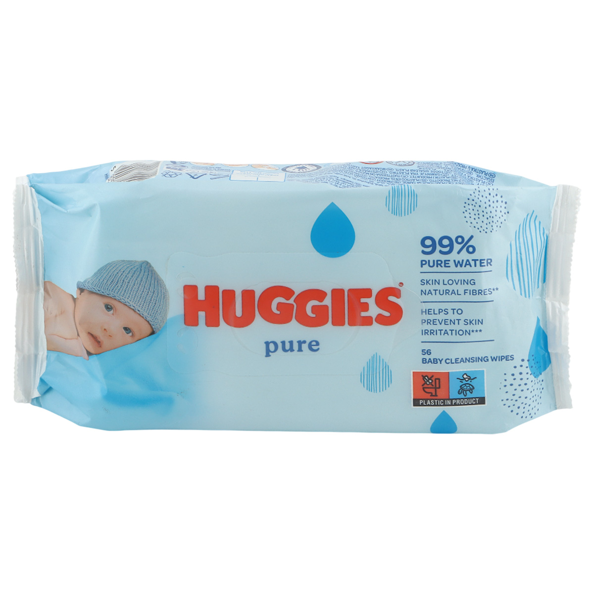Huggies Baby Cleansing Wipes 56 Wipes