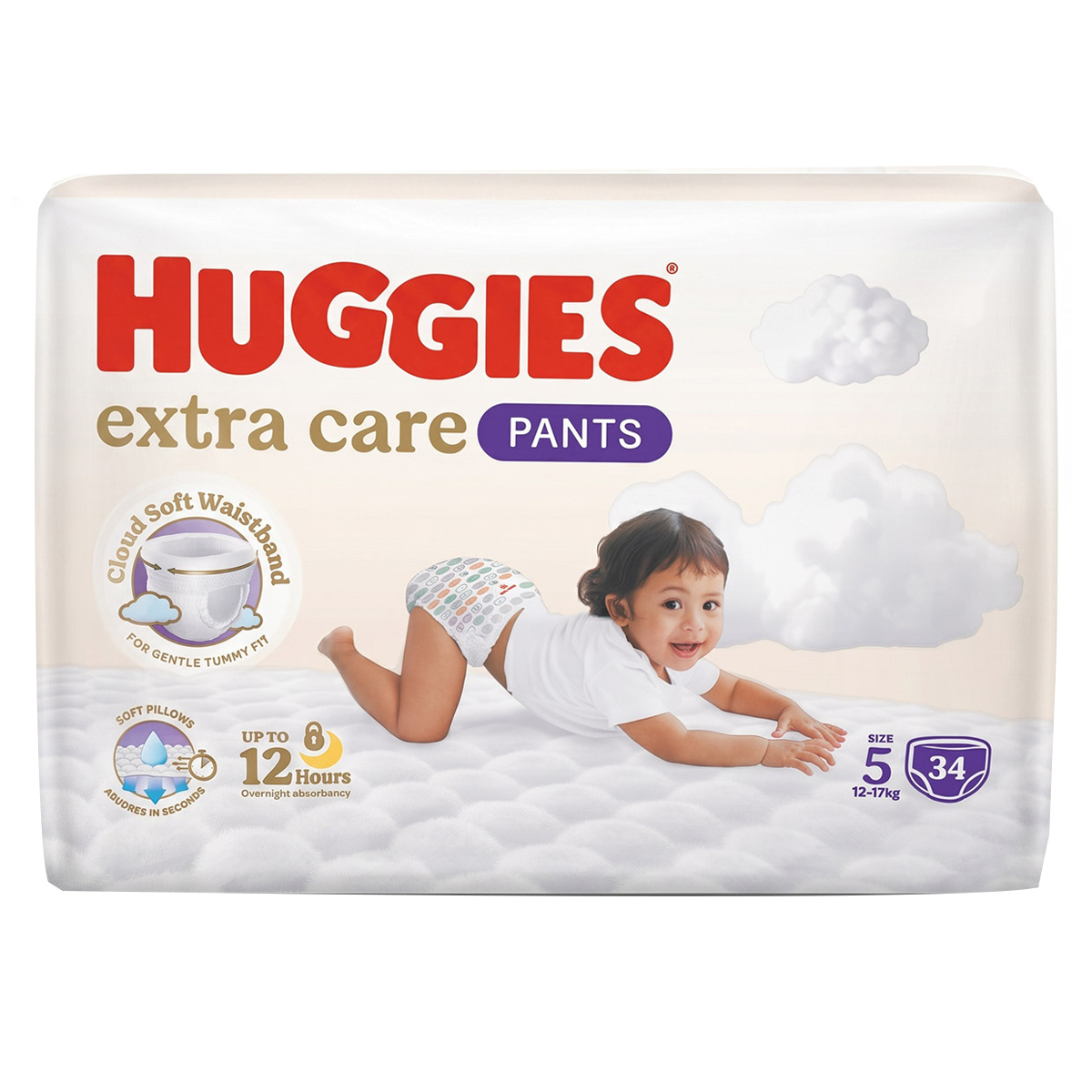 Huggies Extra Care Pants Size 5 34 Pieces