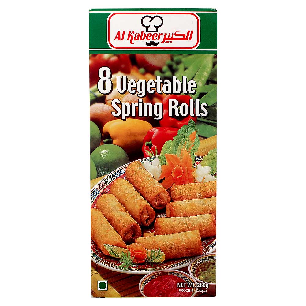 Al Kabeer Vegetable Spring Rolls 280g