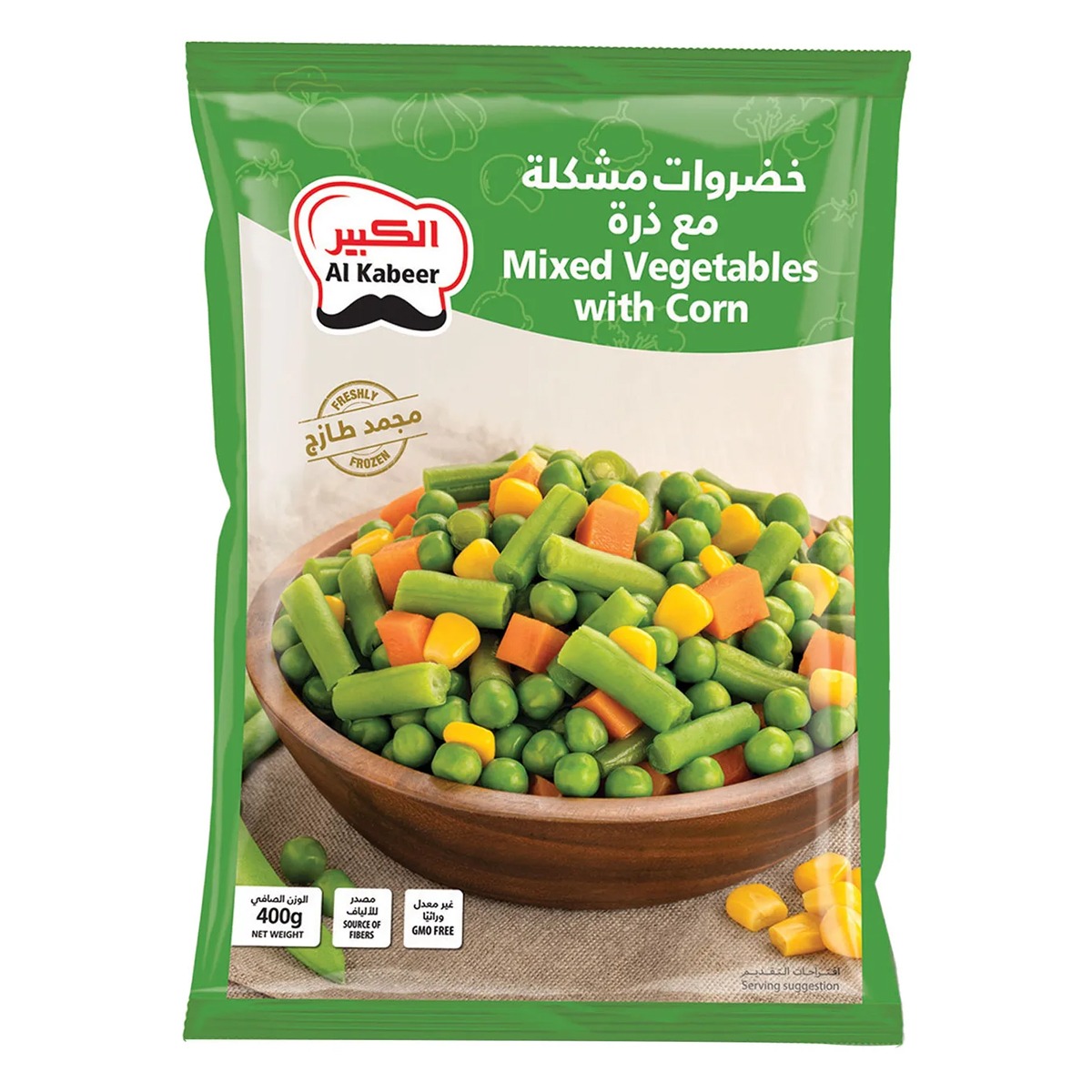 Al Kabeer Mixed Vegetables 400g