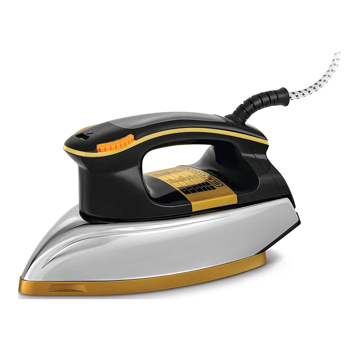 Black+Decker Heavy Dry Iron 1350 Watt | أجهزة المنزل | مكاوي وبخارات الملابس Black+Decker Heavy Dry Iron 1350 Watt | أجهزة المنزل | مكاوي وبخارات الملابس