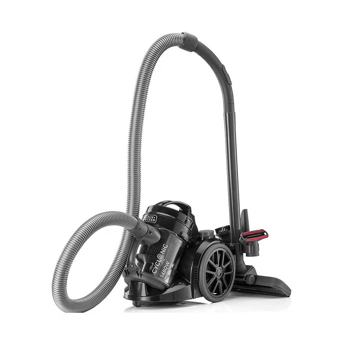 Black+Decker 1400W Multi-Cyclonic Vacuum Cleaner VM1480-B5 - Black and Grey Design