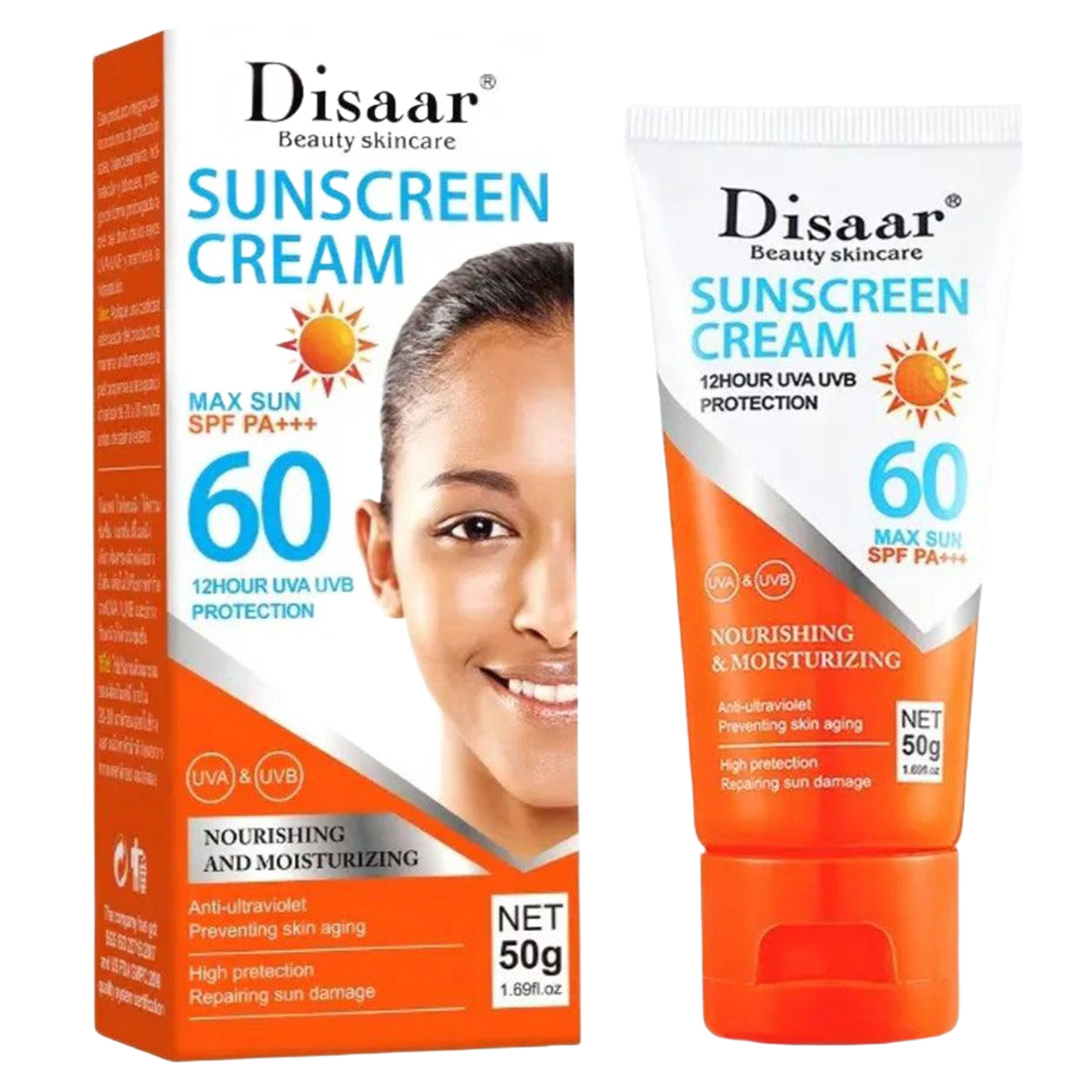 Disaar Sunscreen Cream Spf 60 50g