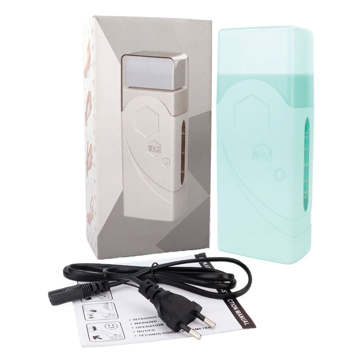 Portable Roll-On Depilatory Wax Heater