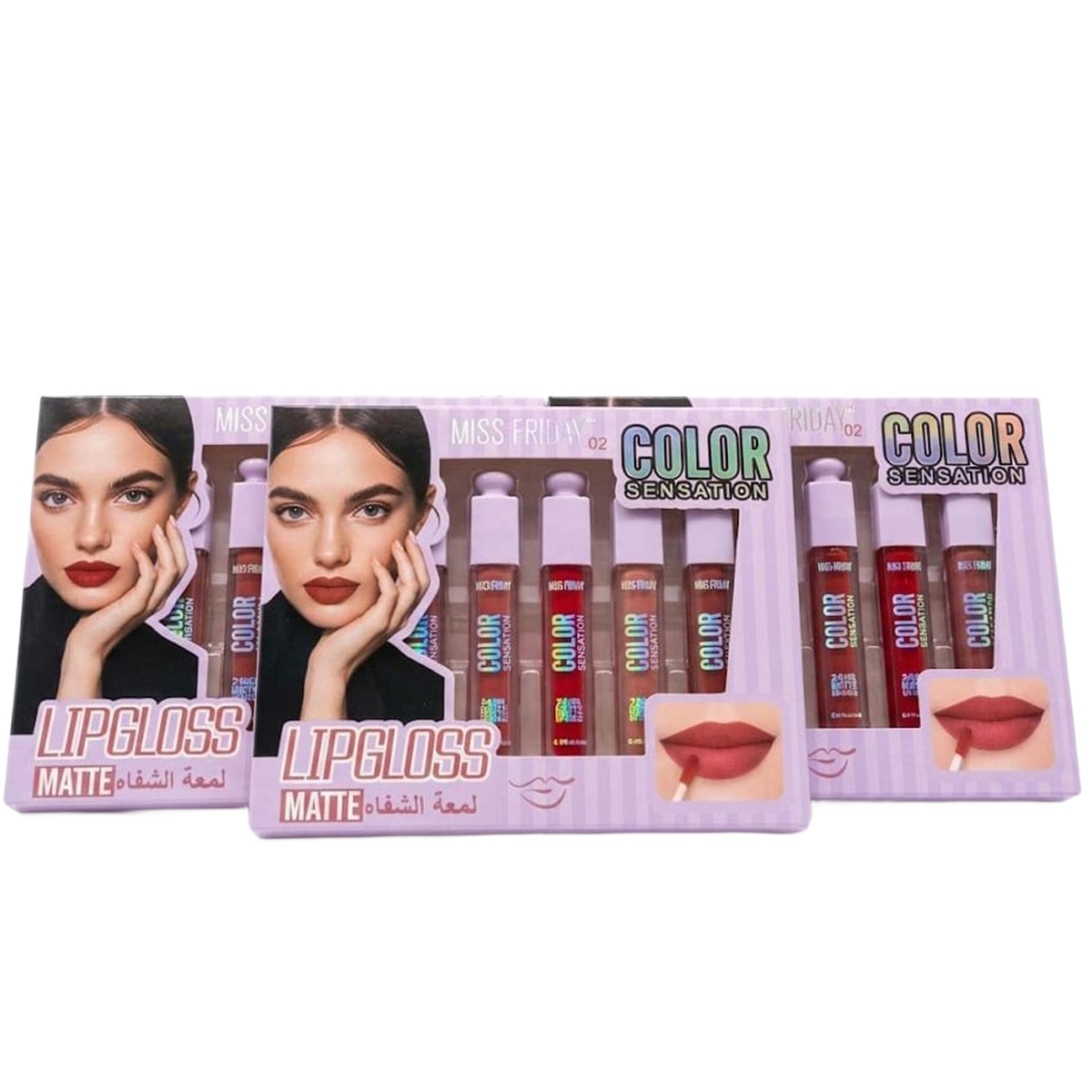 Miss Friday Matte Lip Gloss Set 6 Pieces Set