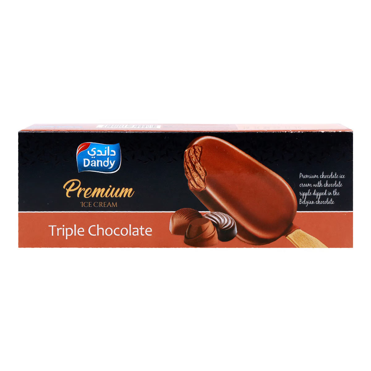 Dandy Premium Triple Chocolate Ice Cream Stick 65ml