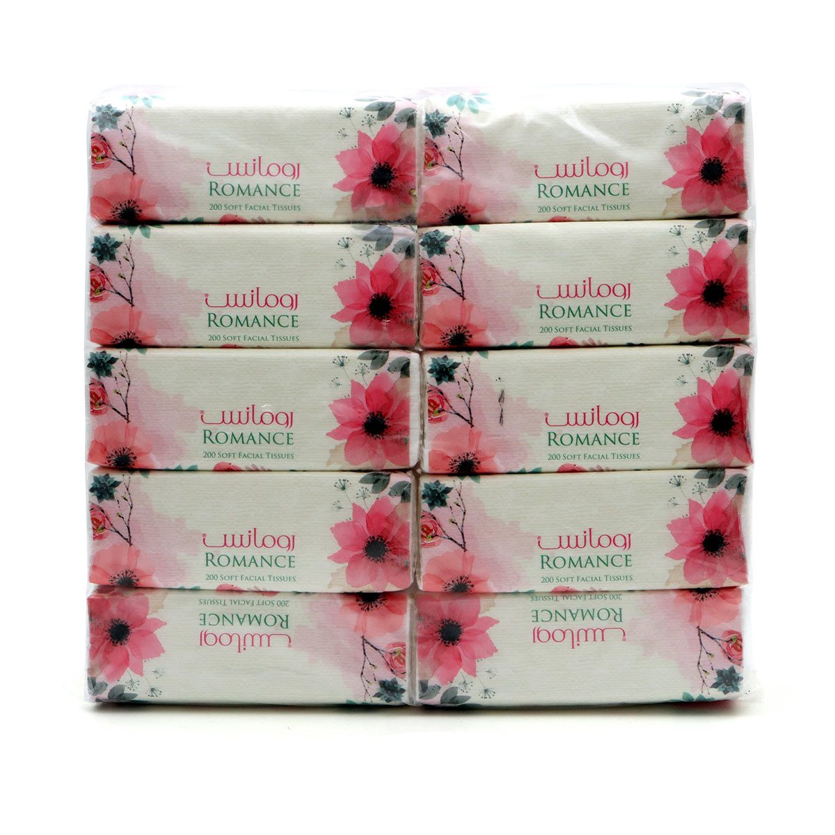 Al Amal Romance Soft Facial Tissue 10 Pieces Pack