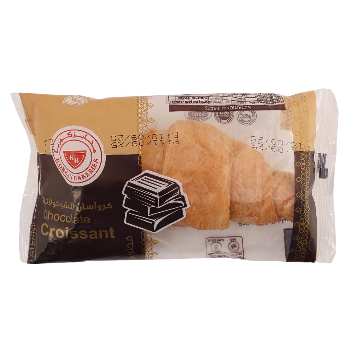 Korean Bakeries Chocolate Croissant 60g