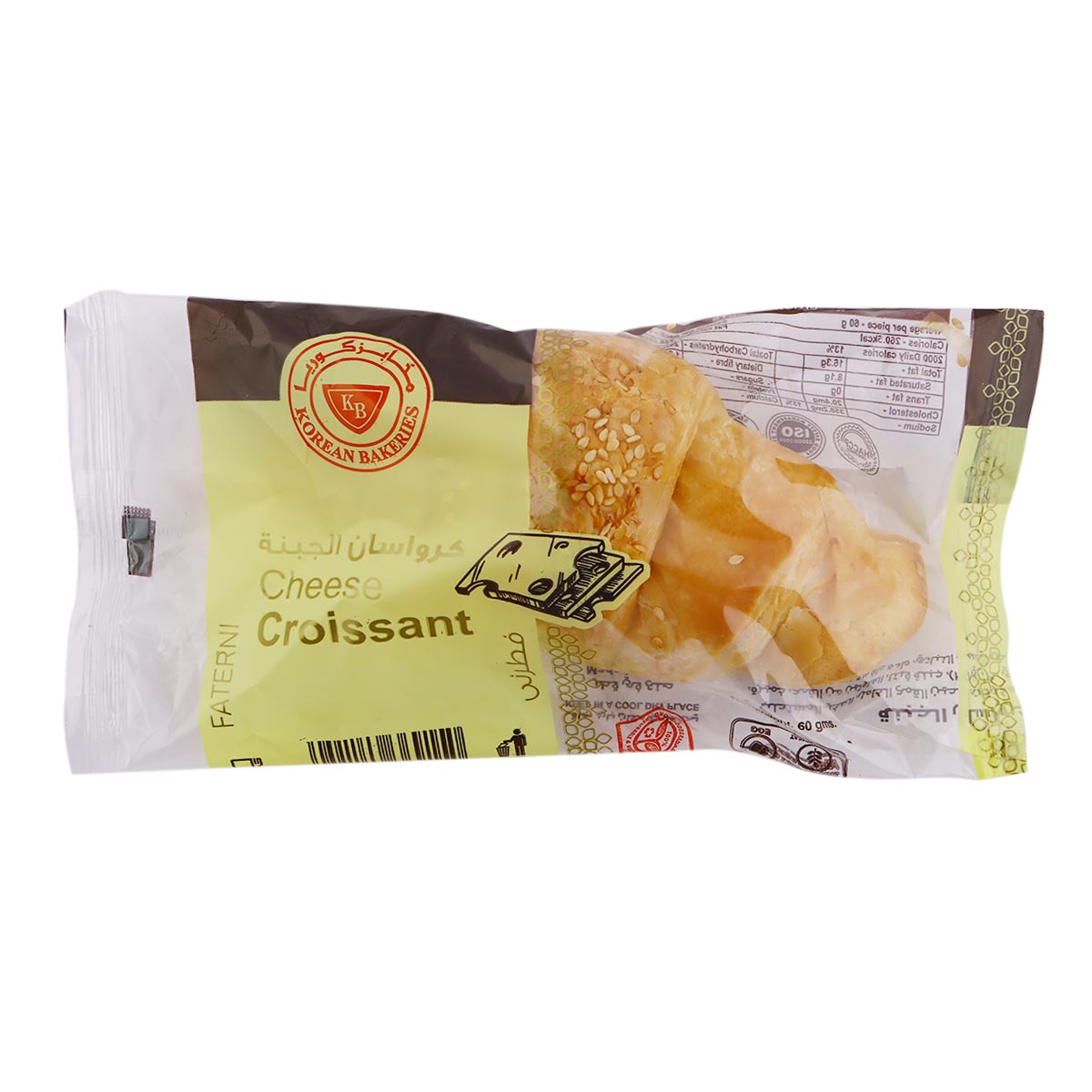 Korean Bakeries Cheese Croissant 60g