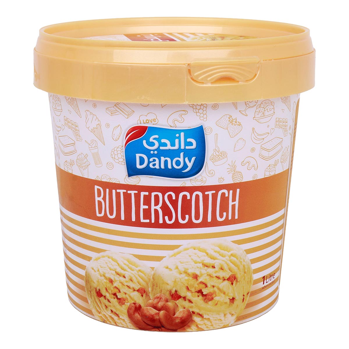 Dandy Butterscotch Ice Cream 1L