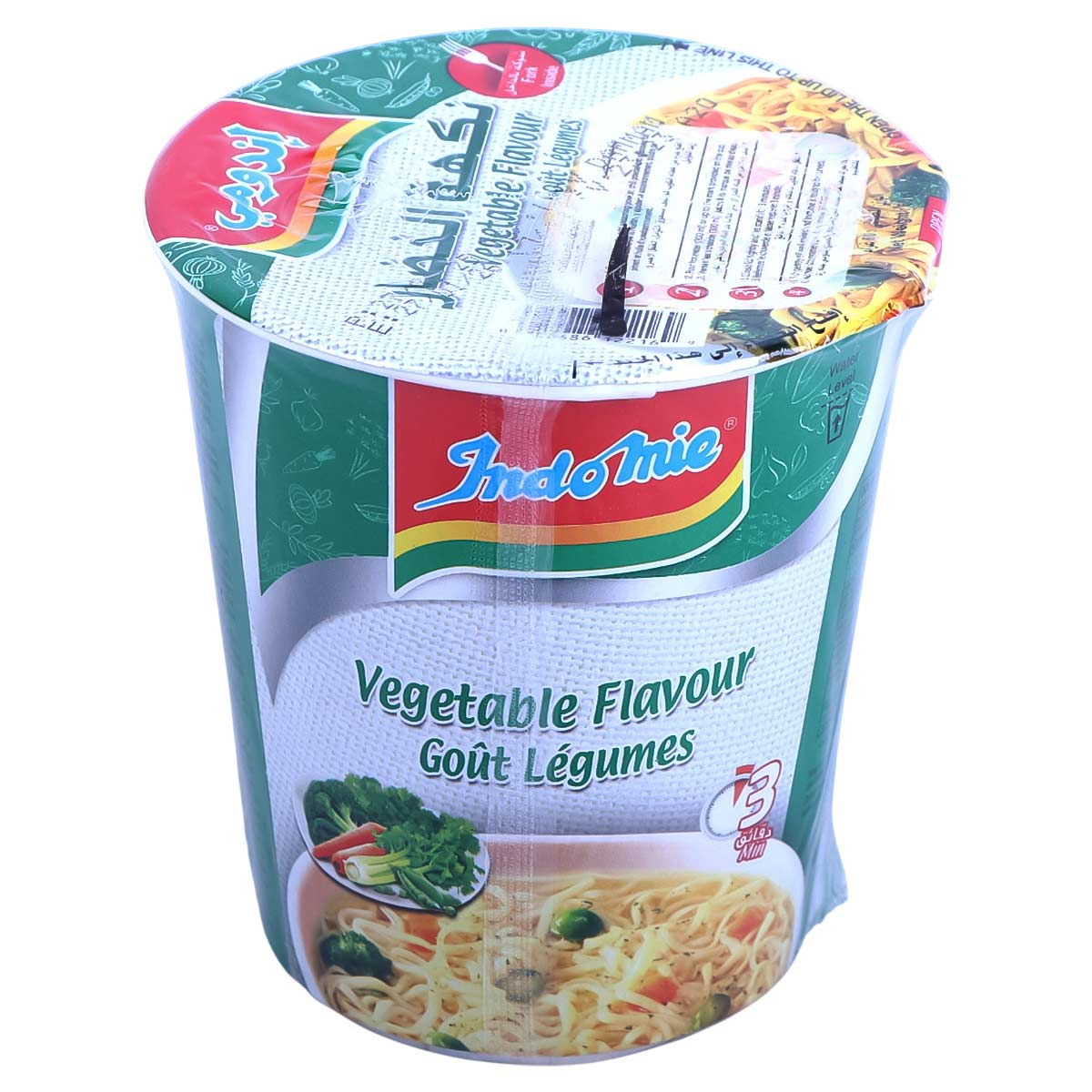 Indomie Vegetable Flavour Cup Noodles 6x60g Assorted
