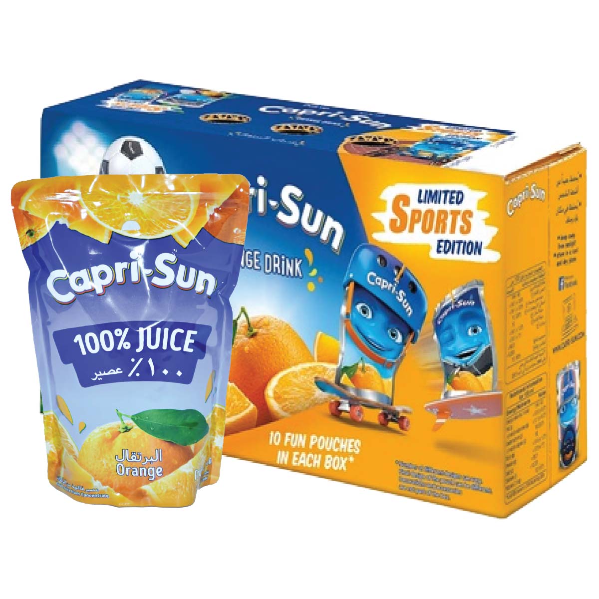 Capri-Sun Orange Juice Pouch 10x200ml