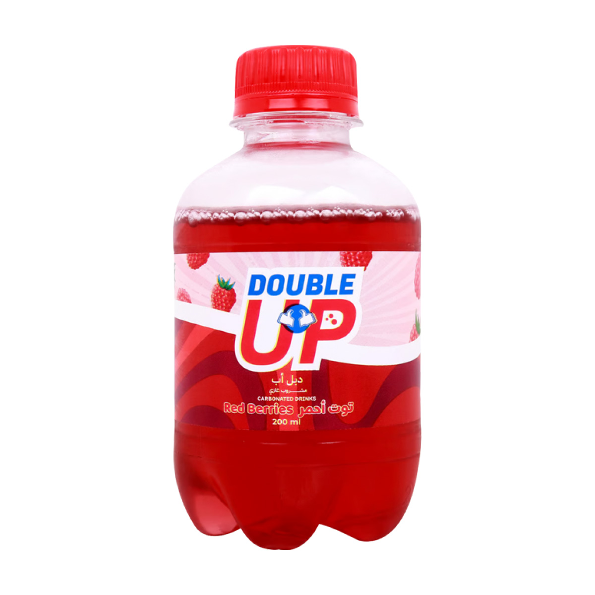 Double Up Red Berry Carbonated Drink 24x200ml
