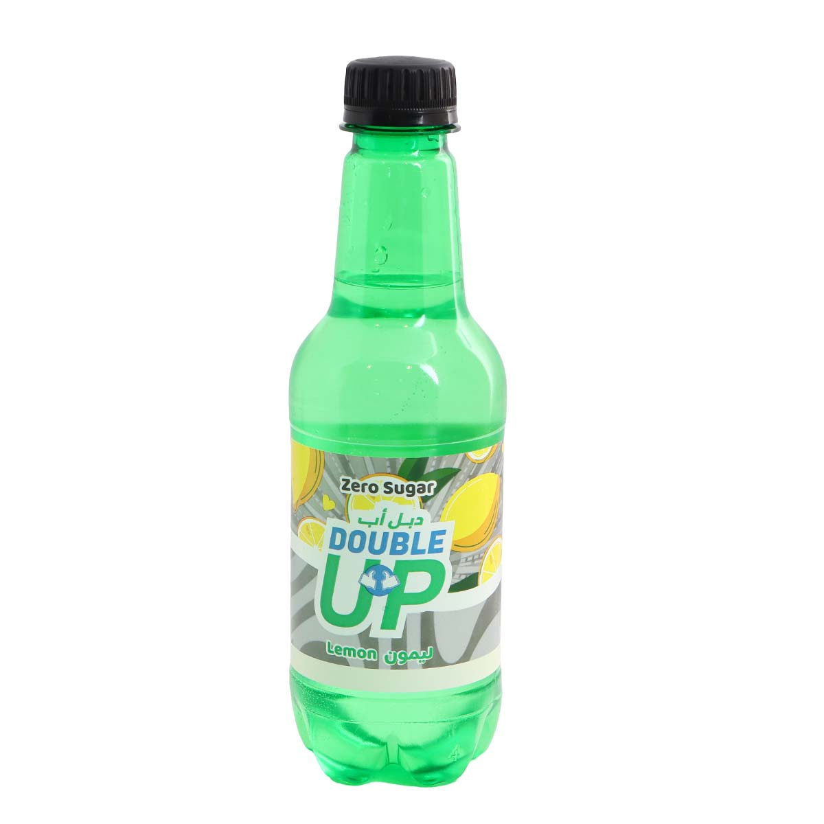 Double Up Lemon Carbonated Drink Zero Sugar 350ml | المشروبات | مشروبات غازية | نكهة الليمون Double Up Lemon Carbonated Drink Zero Sugar 350ml | المشروبات | مشروبات غازية | نكهة الليمون