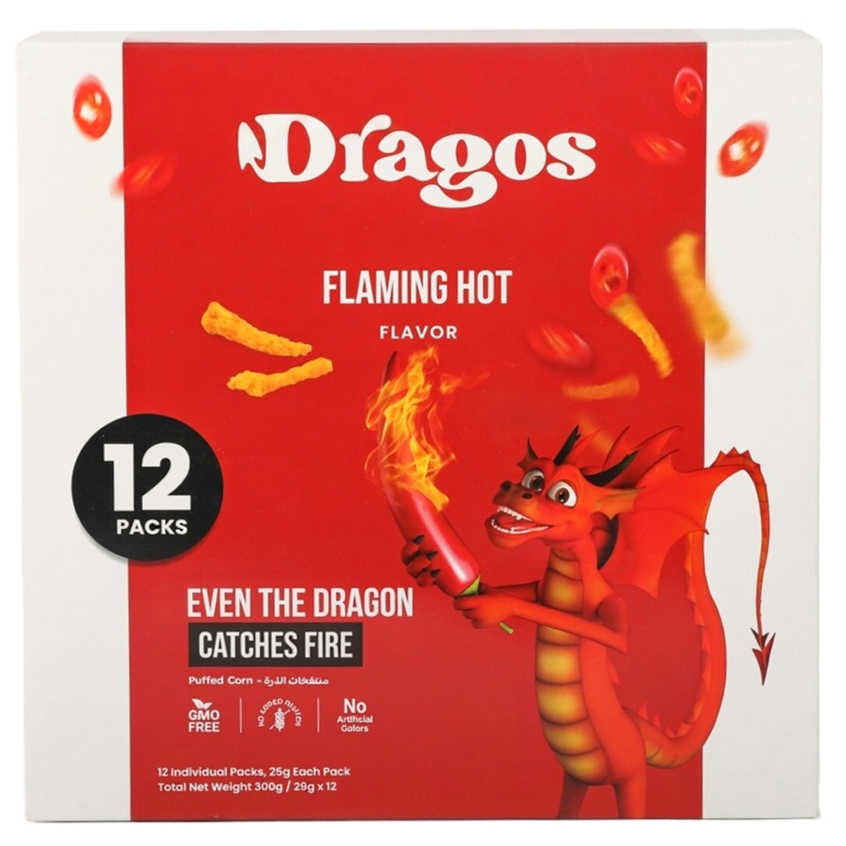 Dragos Flaming Hot Flavor Snacks 25g