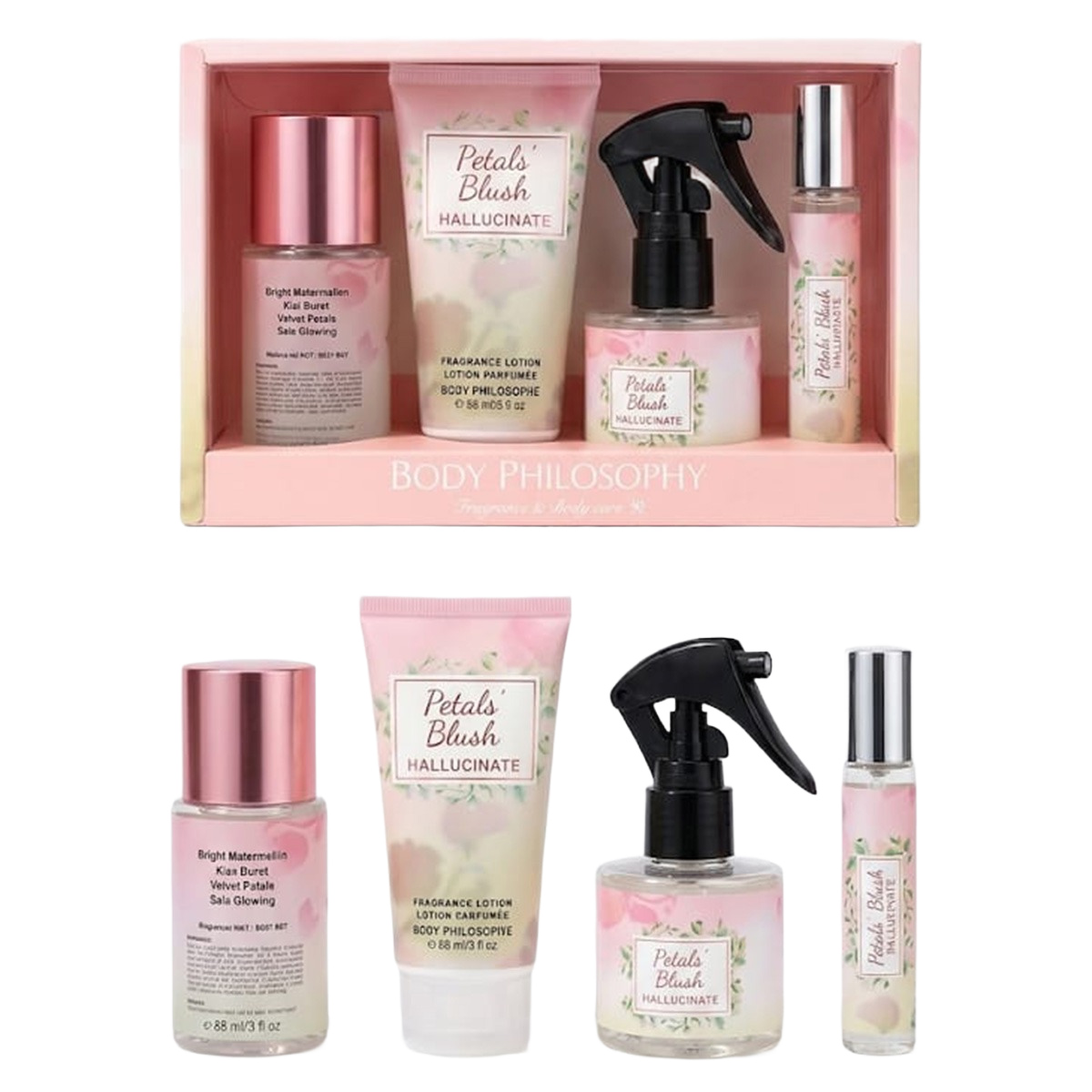 Petal Blush Body Set Line 4 Pieces Set