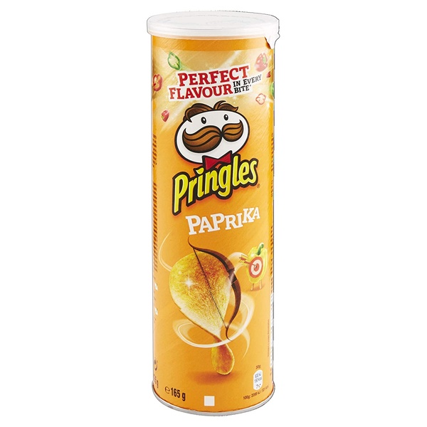 Pringles Paprika potato Chips 165g