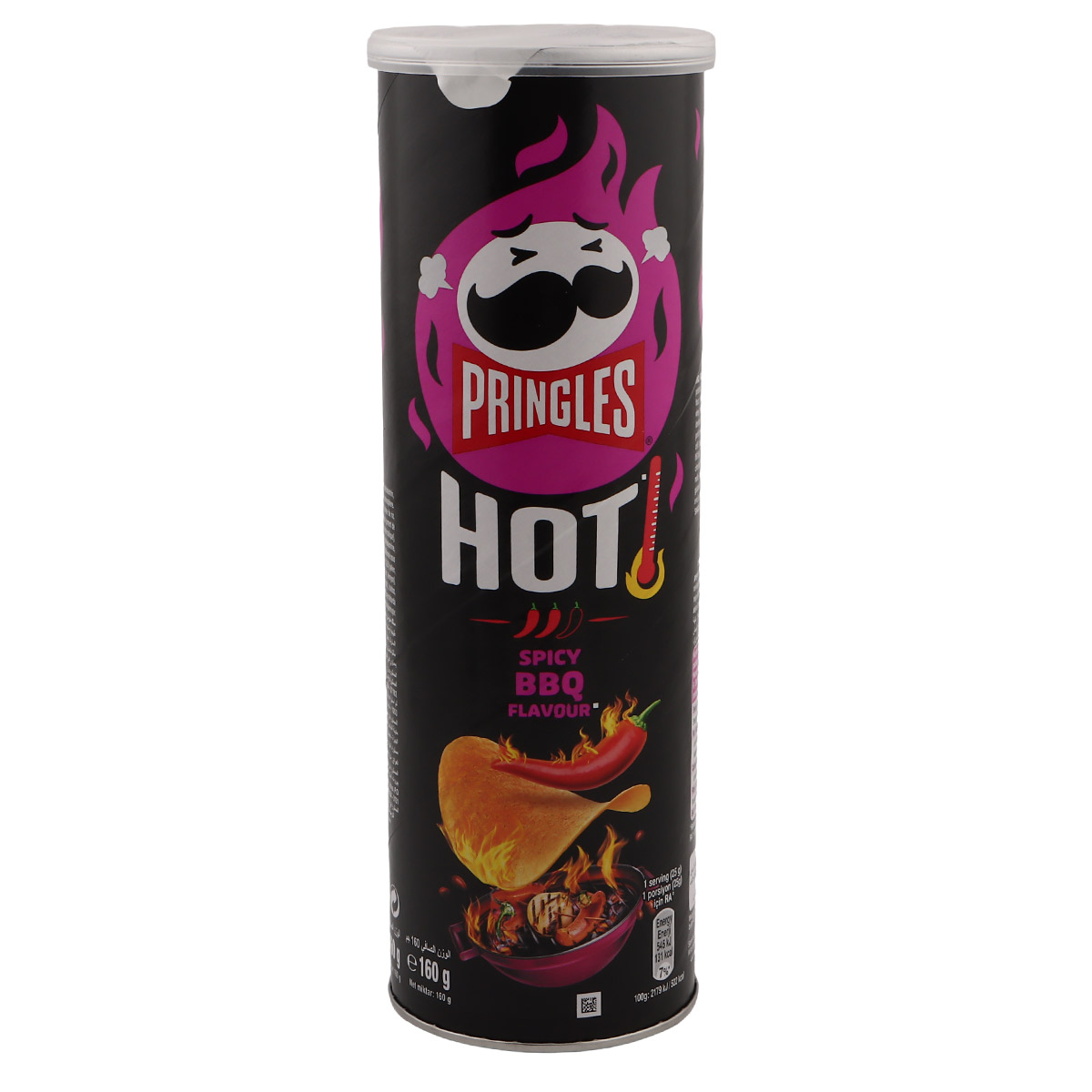 Pringles Hot Spicy Barbeque Flavour 160g