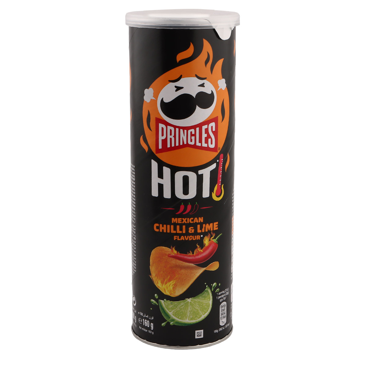 Pringles Hot Mexican Chili And Line Flavour 160g