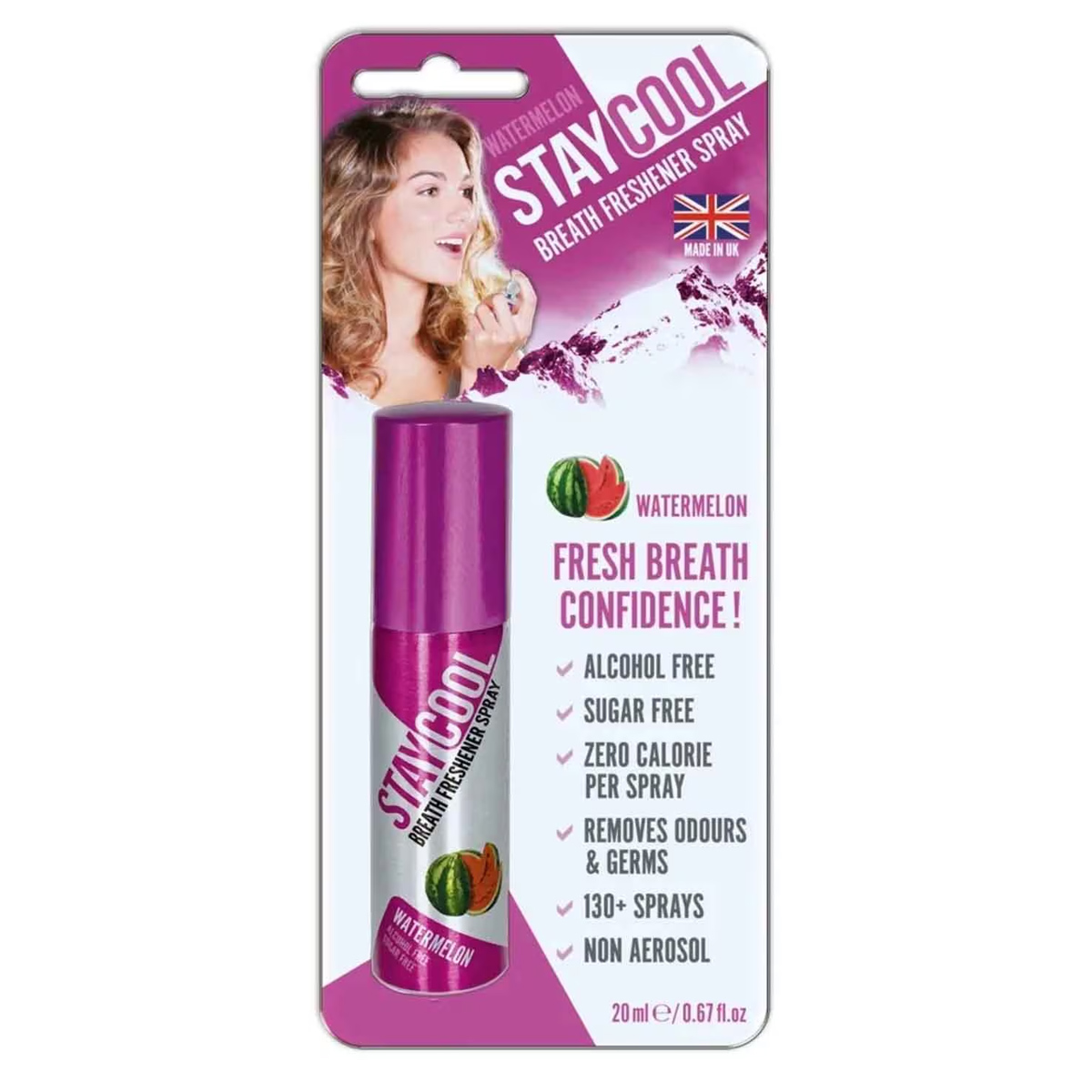 Staycool Breath Freshener Watermelon 20ml