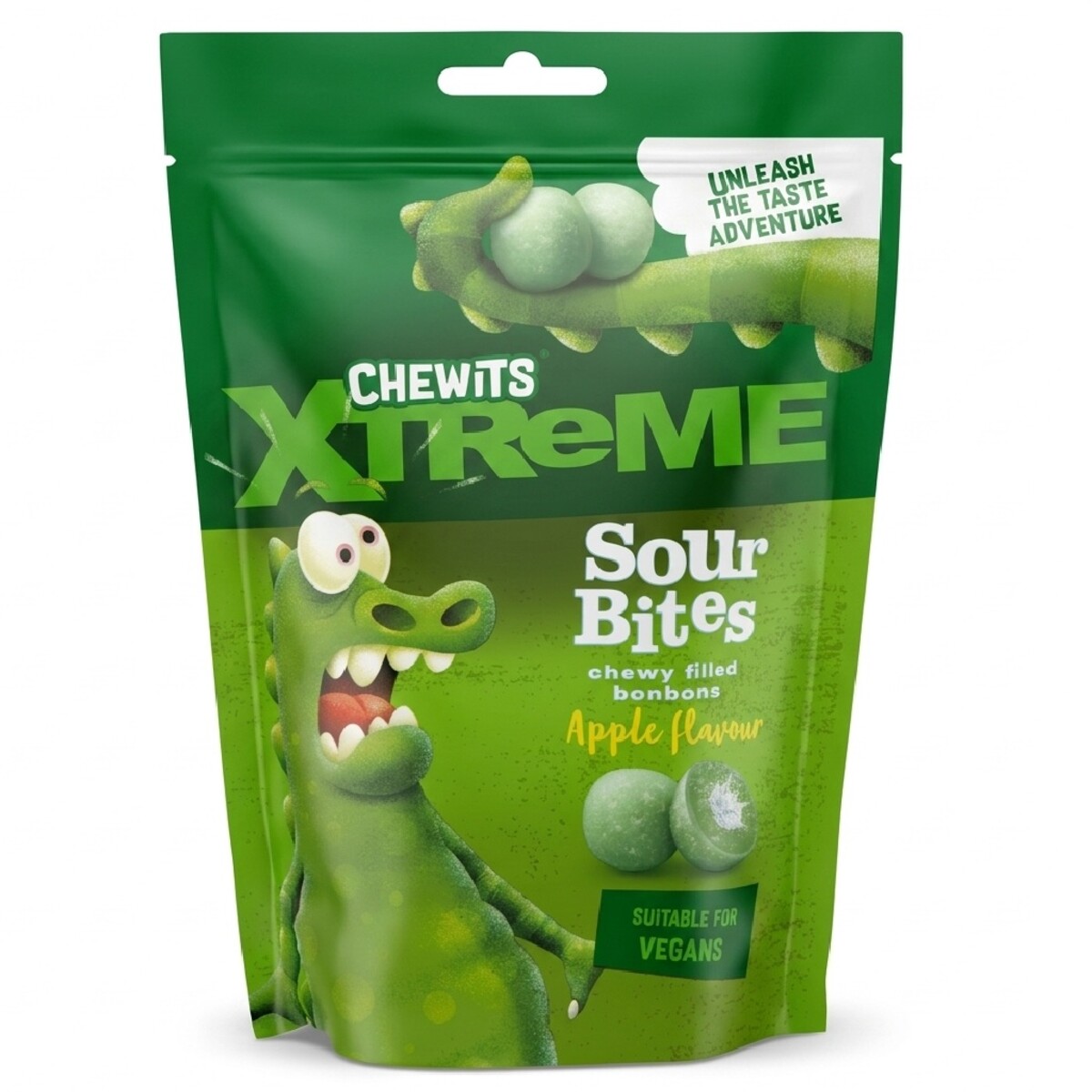 Chewits Extreme Sour Bites Apple Flavour 115g
