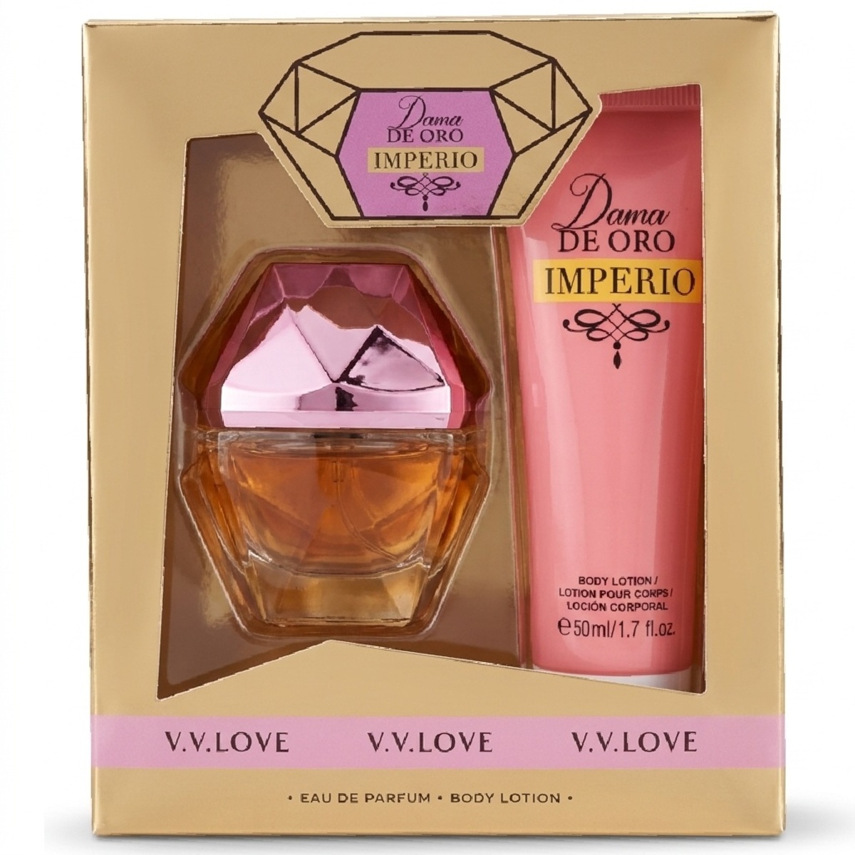 Dama De Oro Imperio Perfume Set for Women 2 Pieces 50ml