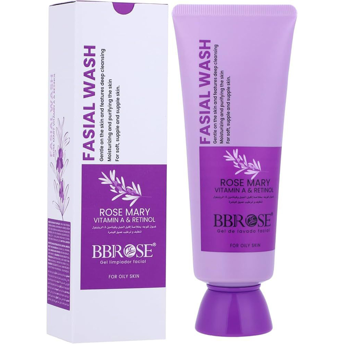 Bbrose Rosemary Face Wash Foam Vitamin A And Retinol