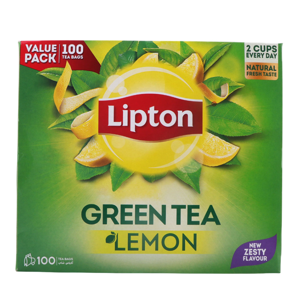 Lipton Green Tea Lemon 100 Bags 130g