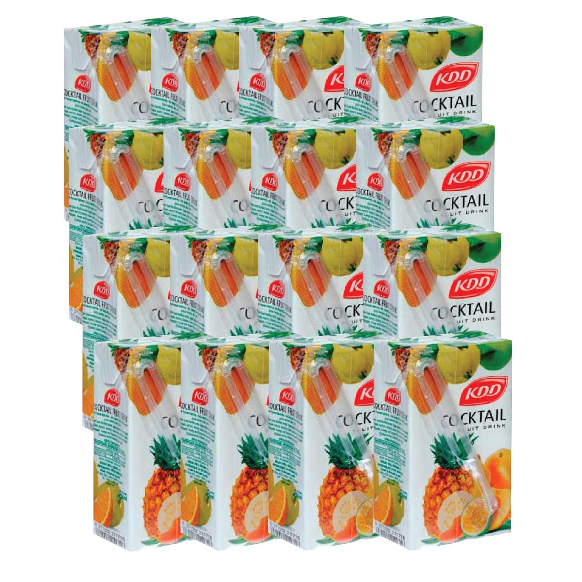 KDD Cocktail Fruit Drink 16x125ml Value Pack