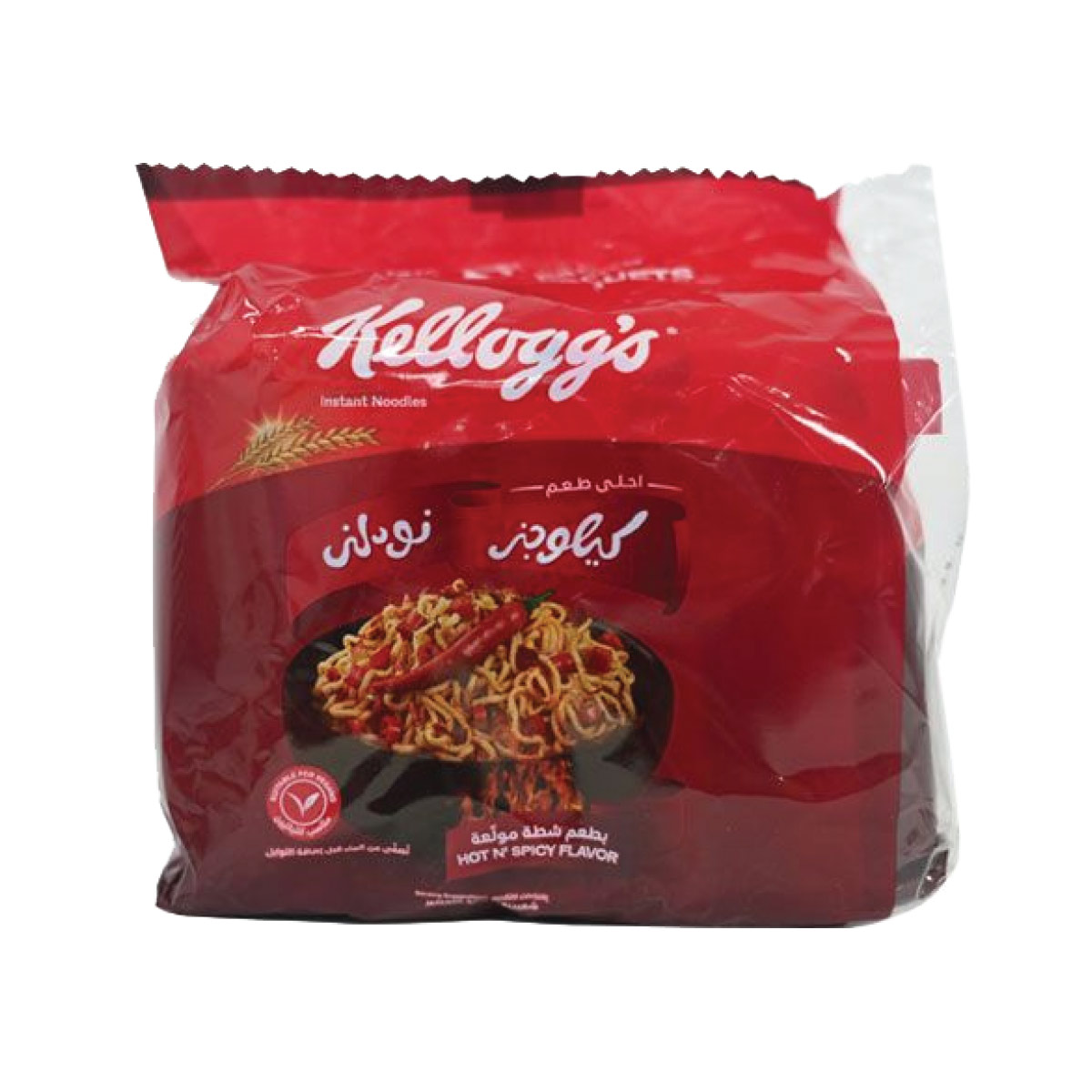 Kelloggs Hot & Spicy Flavored Noodles 5x70g