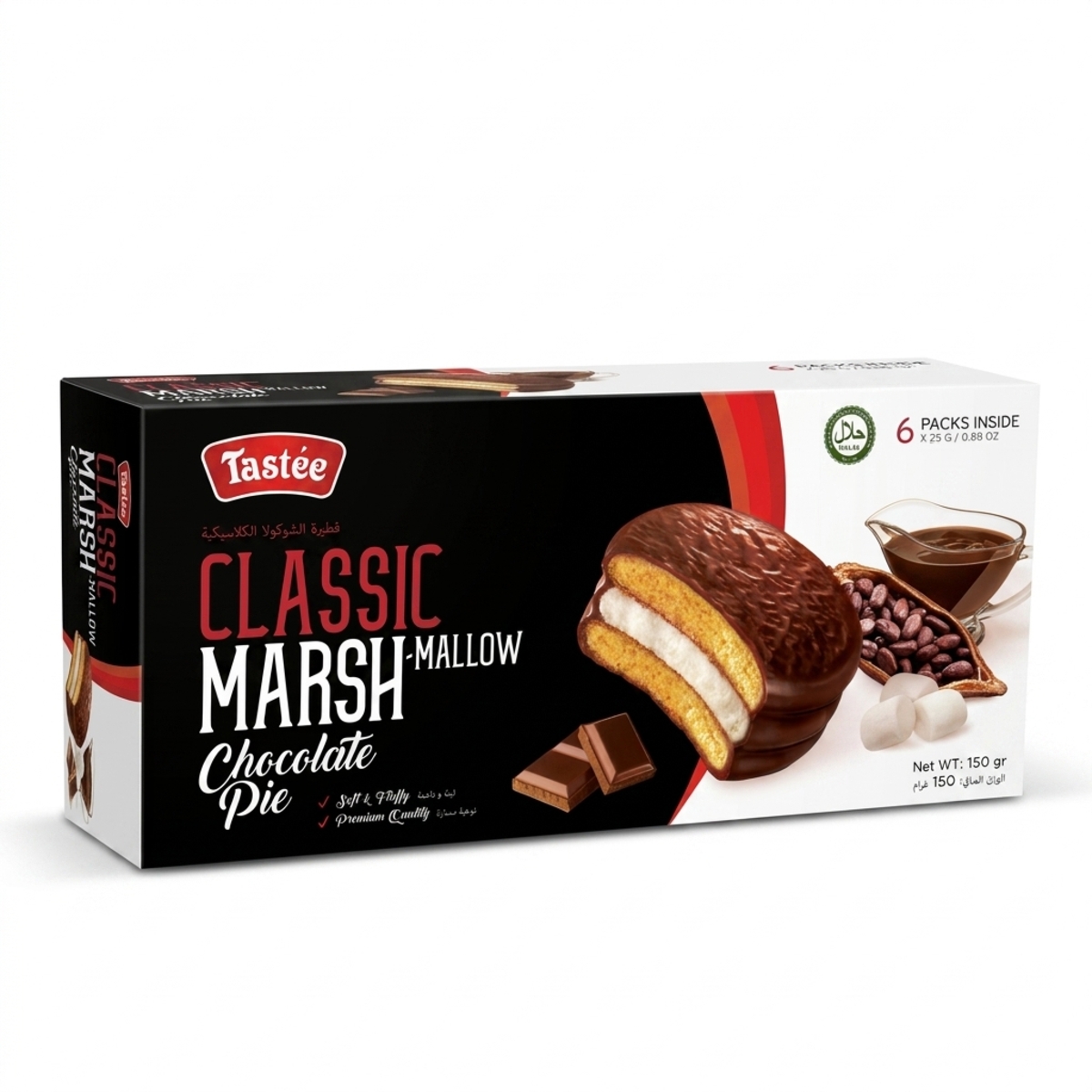 Tastee Classic Chocolate Marshmallow Pie 150g