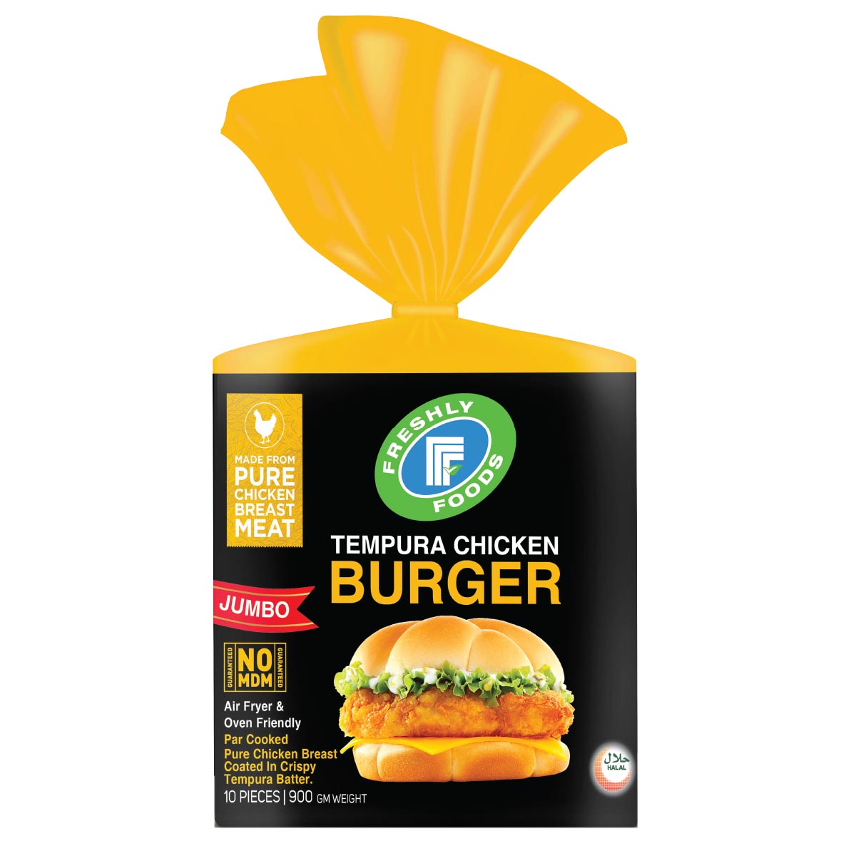  Freshly Jumbo Tempura Chicken Burger 750g