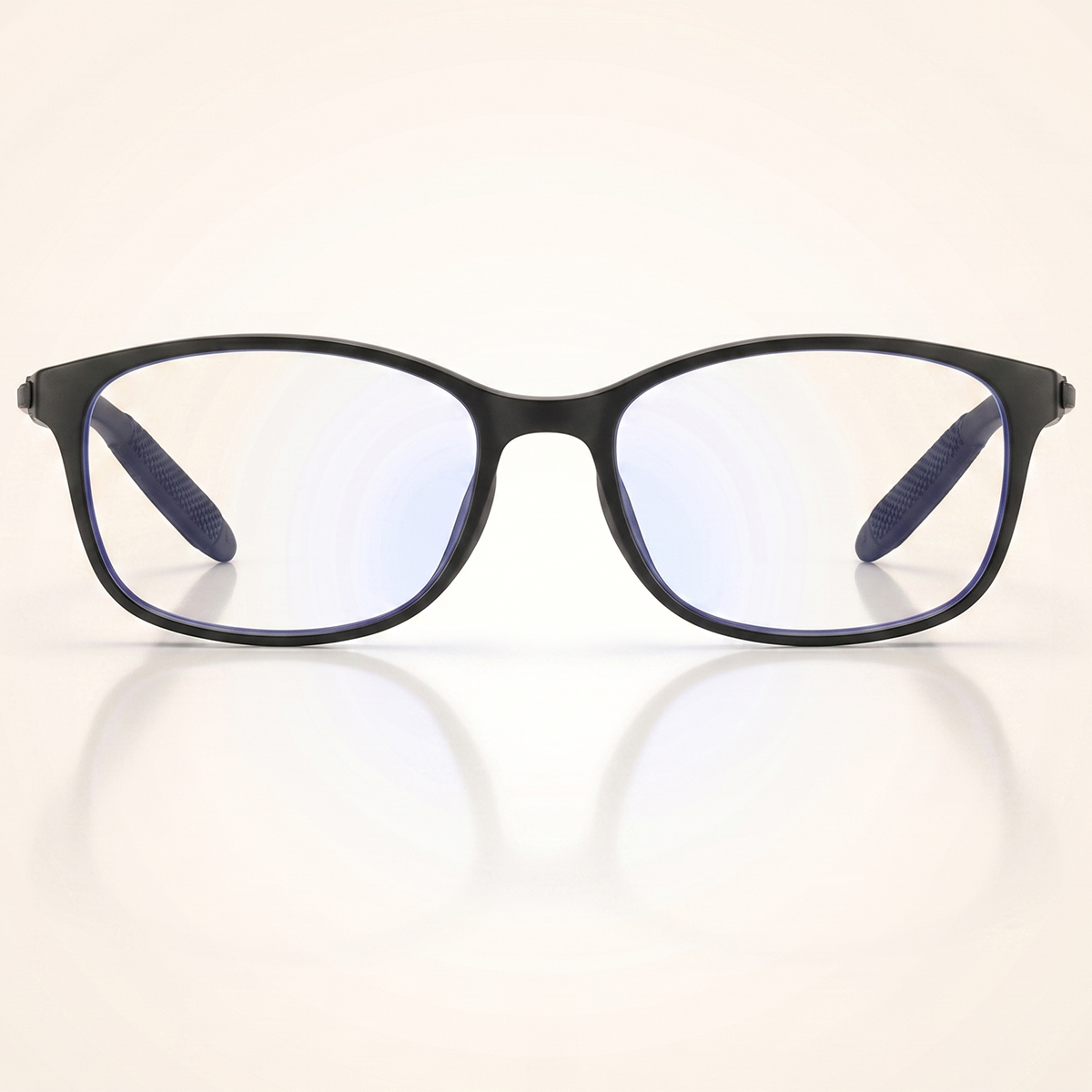 Black Rctangular Framed Reading Glass For Men