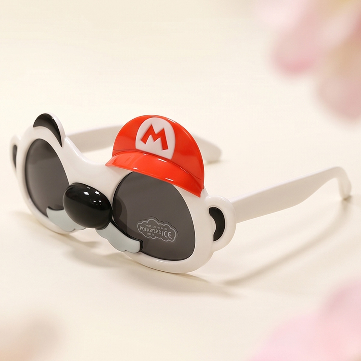 Kids Sunglasses with Red Cap Design
