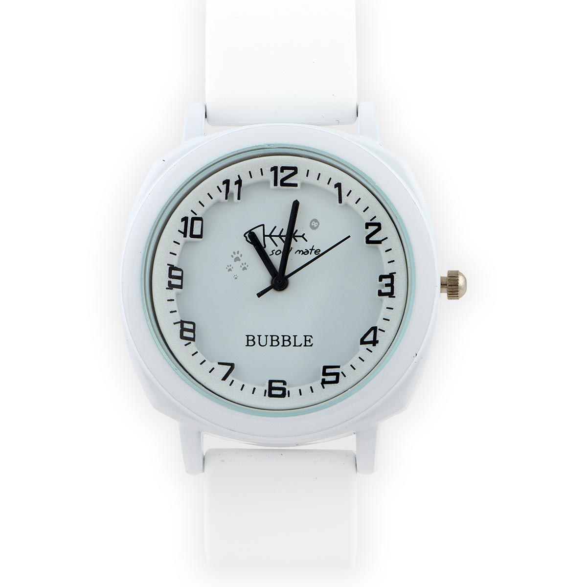 Bubble Ladies Rubber Strap Analog Watch