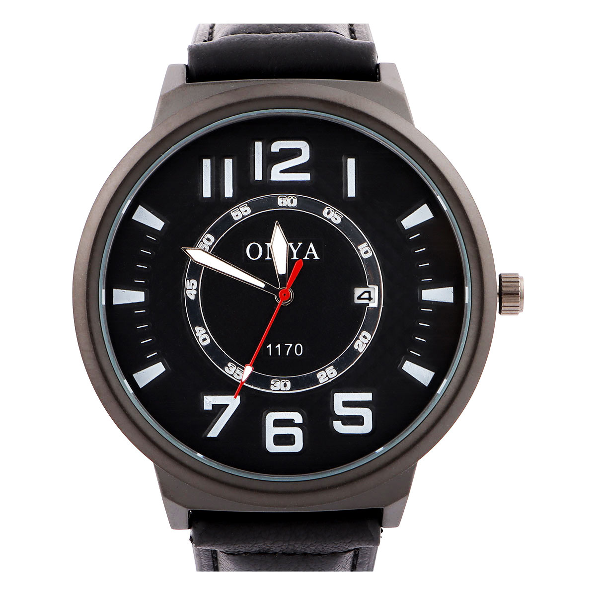 Omya Gents Leather Strap Analog Watch
