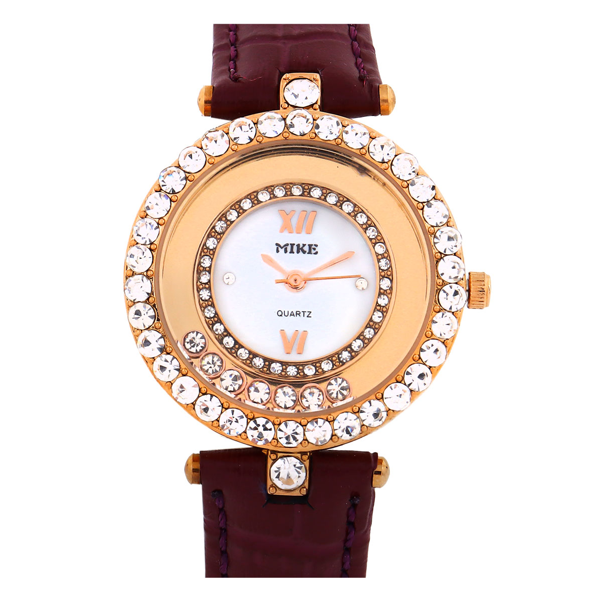 MK Ladies Leather Strap Analog Watch