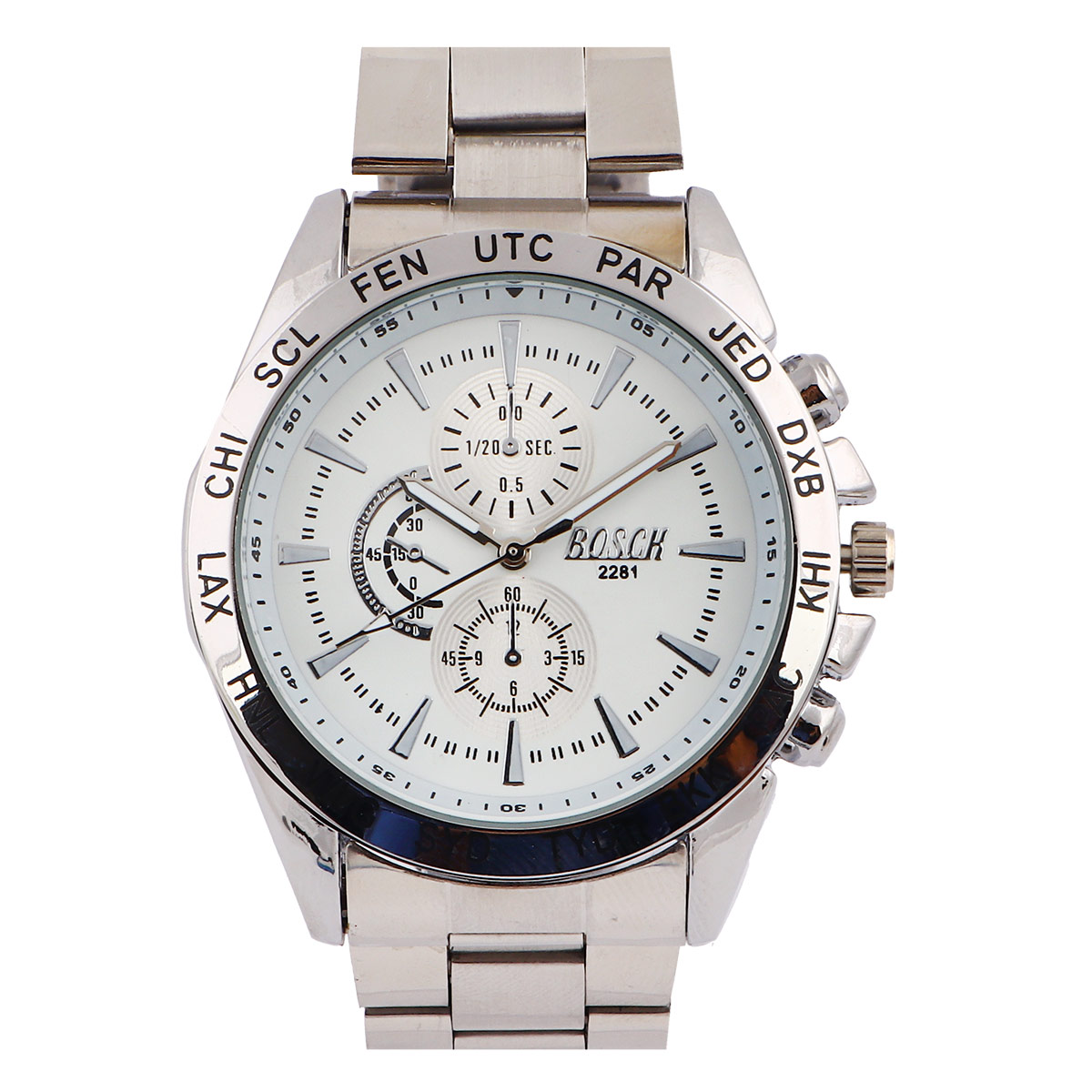 Bosck Gents Metal Strap Analog Watch