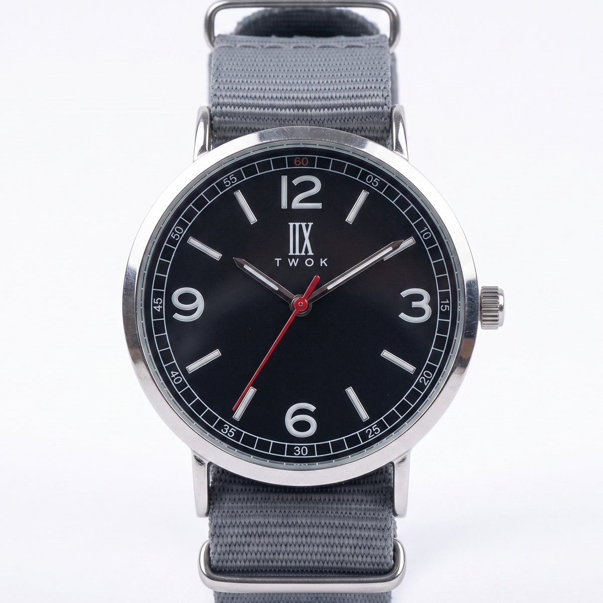 Twok Black Dial Formal Watch For Men