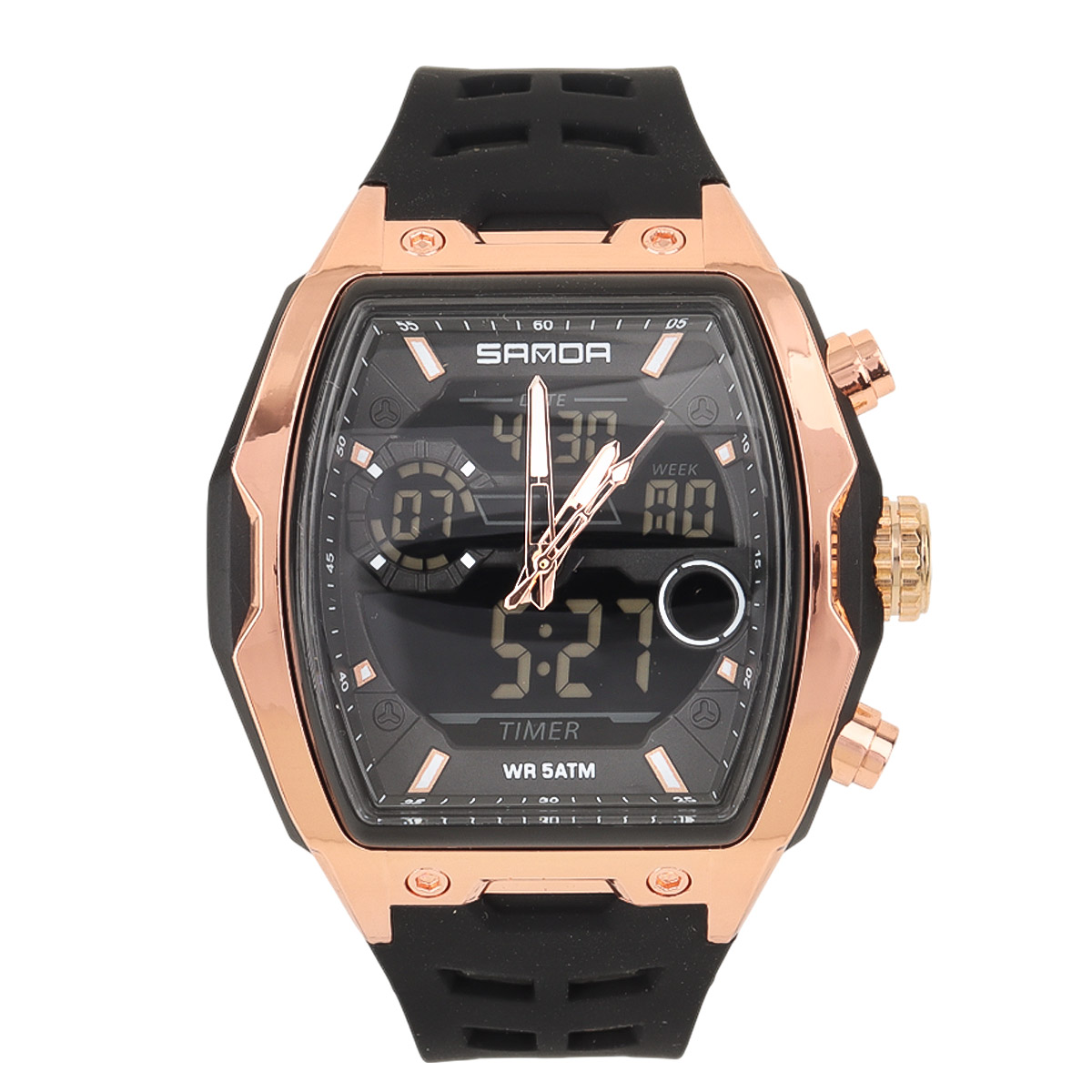 Sanda Gents Rubber Watch
