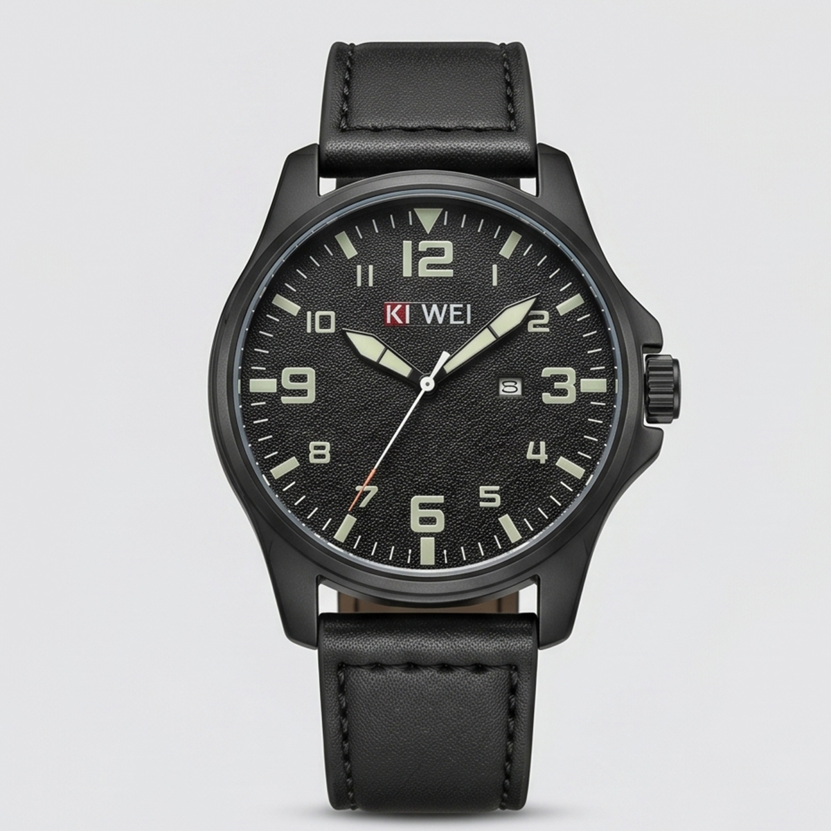 Kiwei Mens Leather Watch