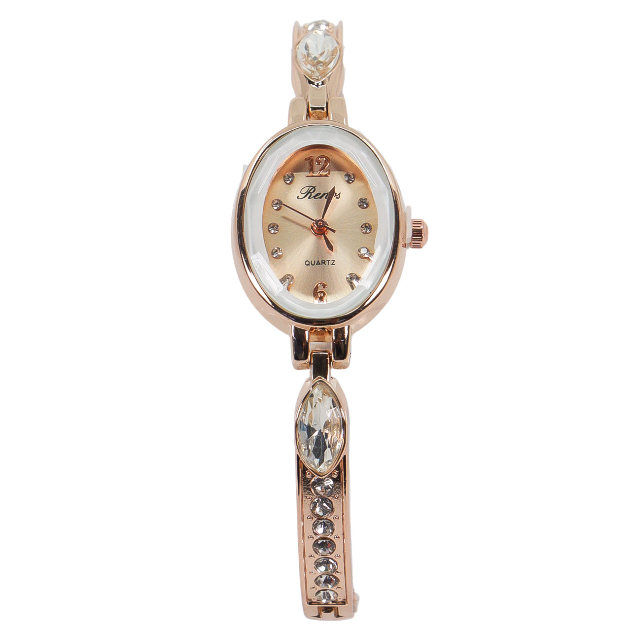 Ladies Analog Watch With Metal Strap
