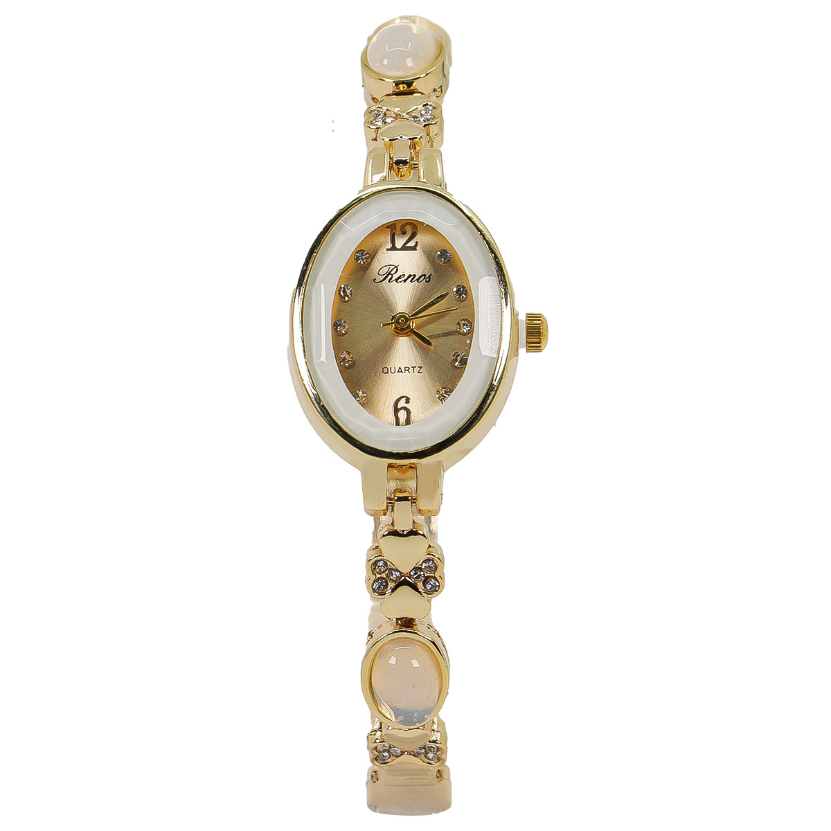 Renos Ladies Analog Metal Strap Watch