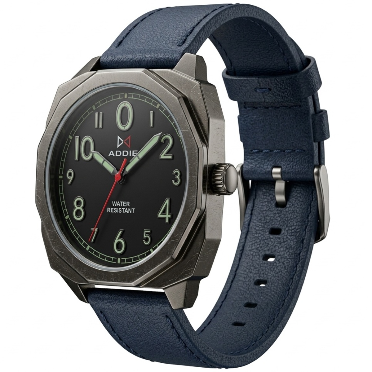 Mens Addie Leather Watch