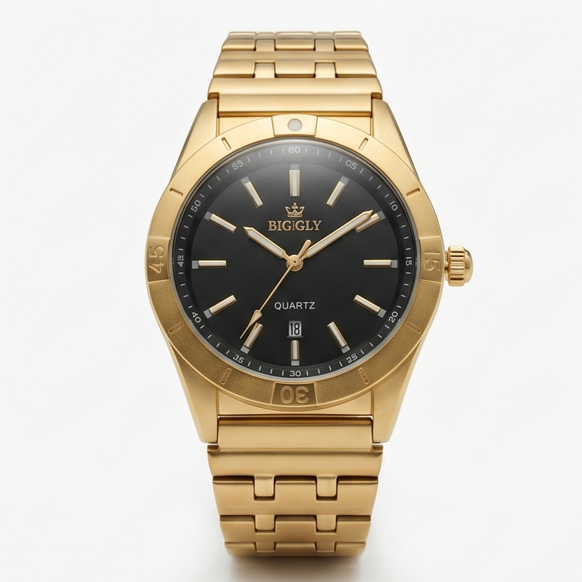 Bigigly Mens Metal Watch